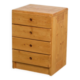 Commode en pin, les Arcs 1800, France