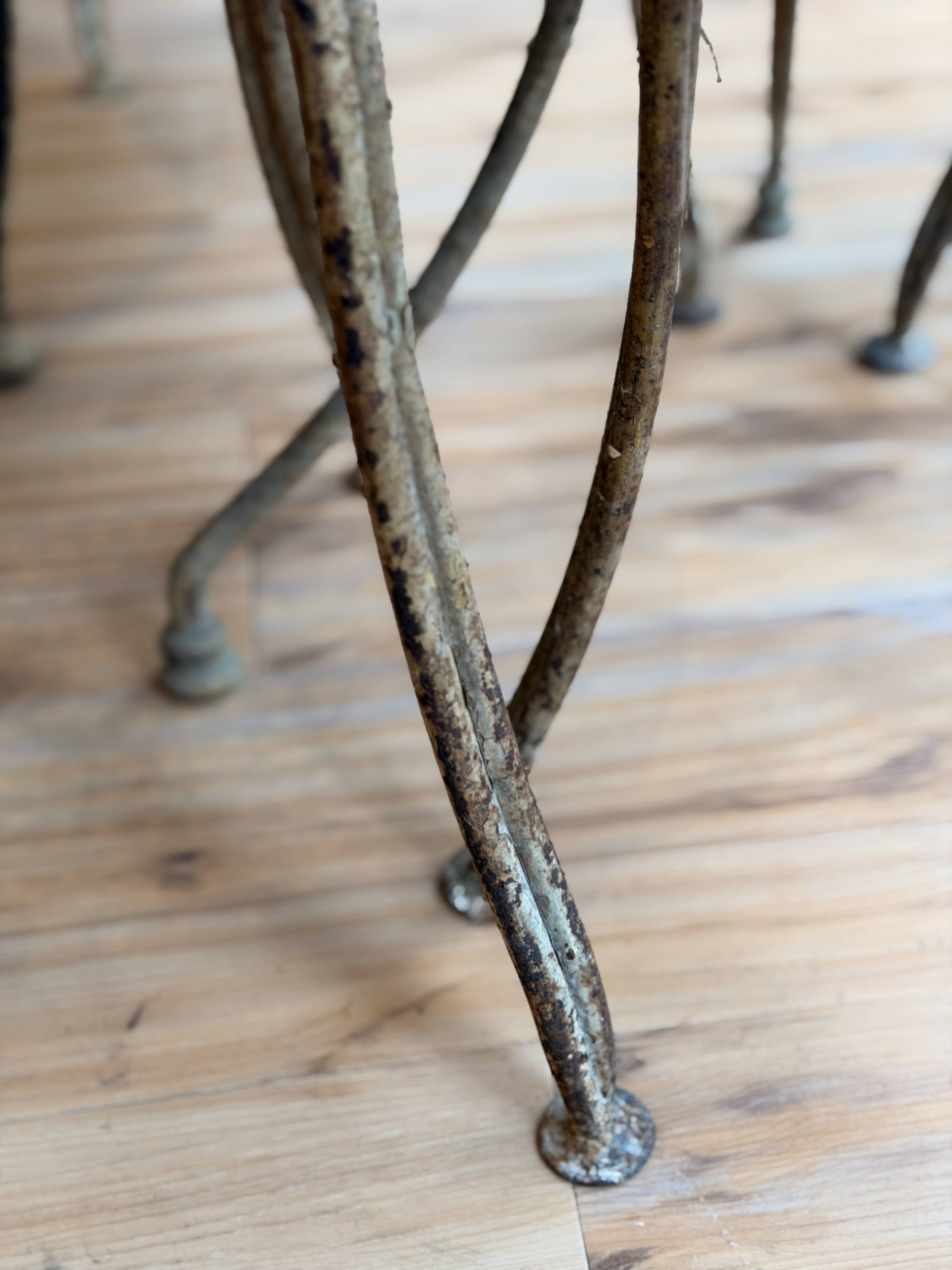 Garden furniture in wrought iron – 19th century, around 1880