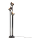 Chrome floor lamp with adjustable metal ball-shaped lights, Italy 1970s