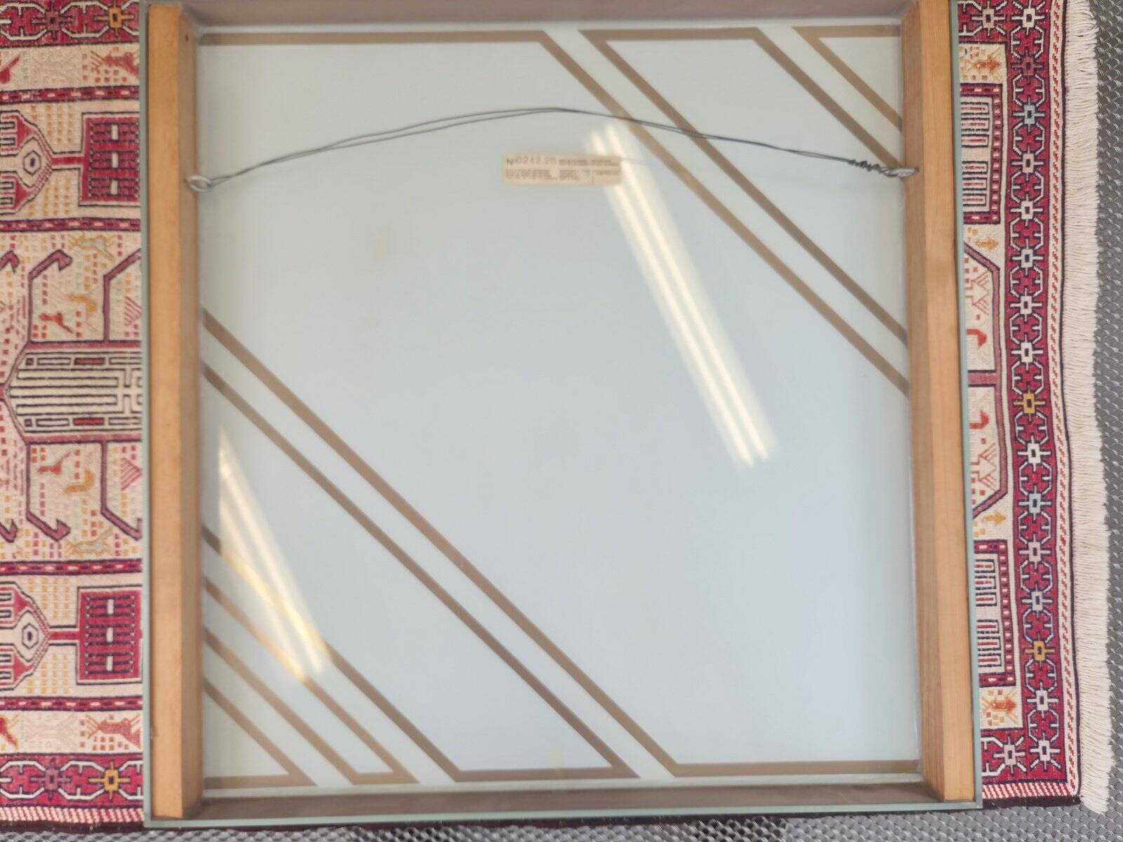 2-Tone Mirror from Deknudt, 1980