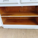 wooden cupboard, formica top