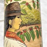 Vintage coffee box signed Joelle