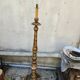 Lampadaire bois doré style florentin