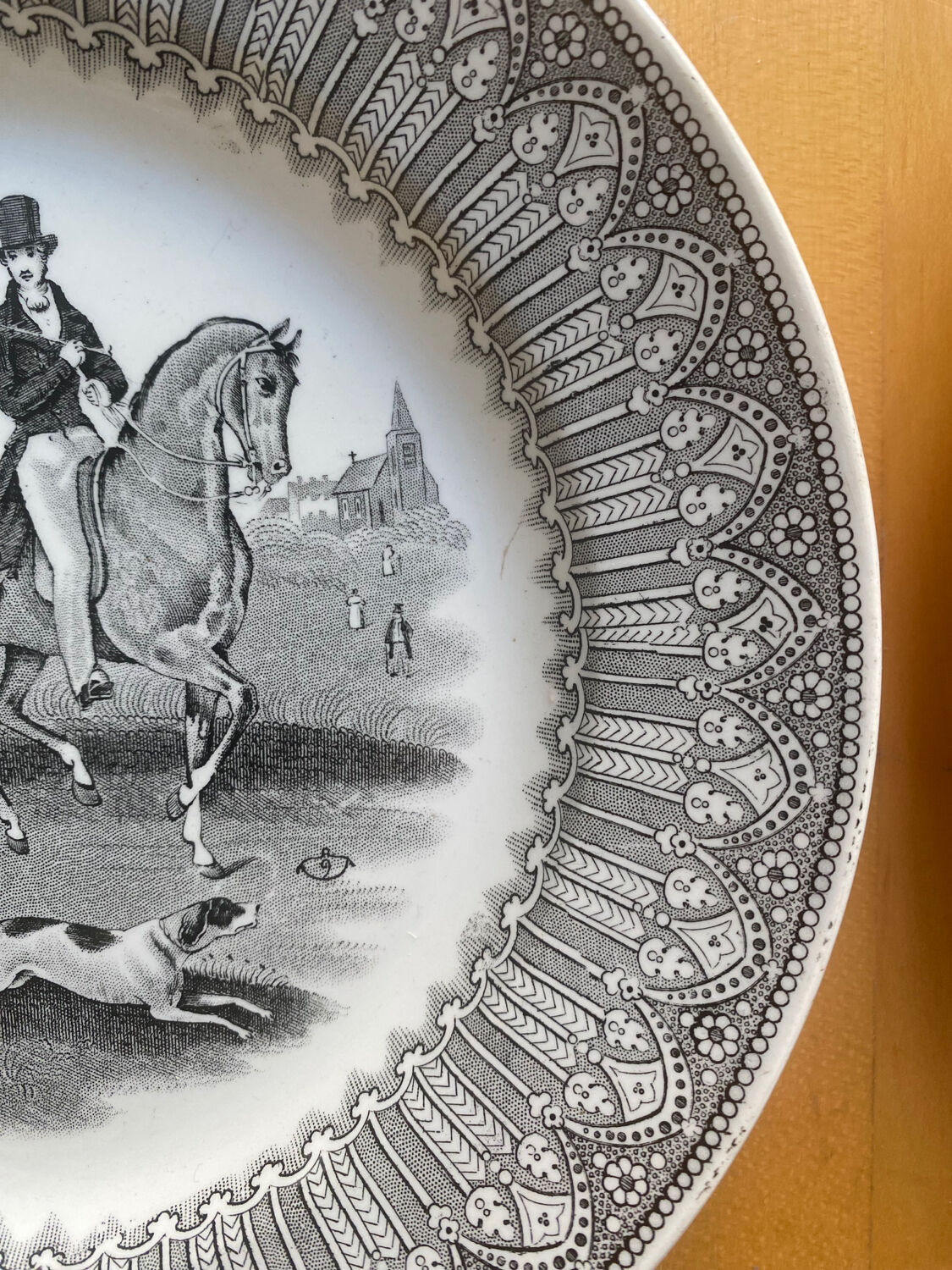Creil Montereau - duo of plates