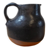 Yves Mohy, pyrite stoneware pitcher, La Borne, France, 1950s