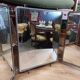Miroir de barbier triptyque sur pieds 1930