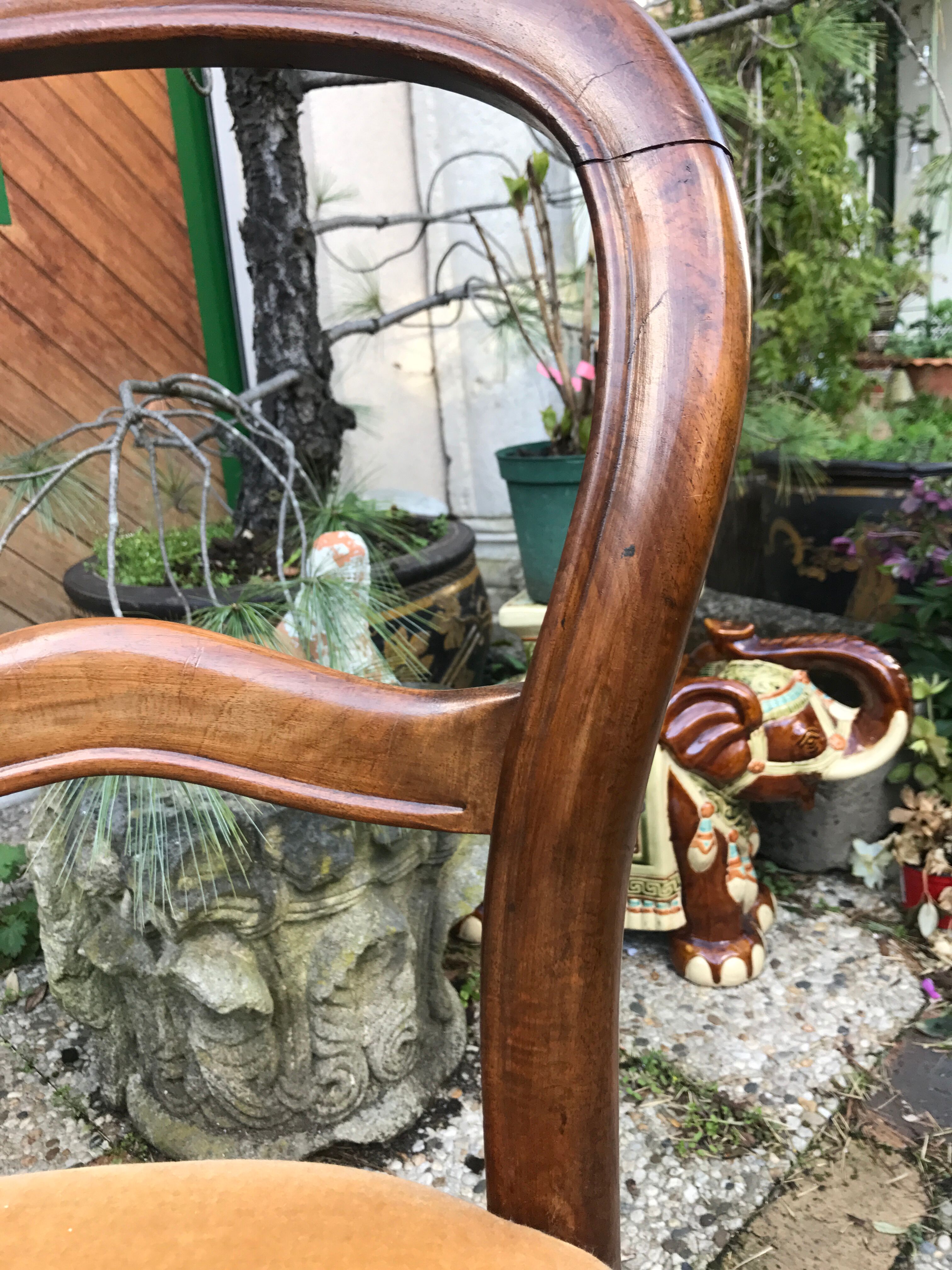 Four Louis Philippe chairs