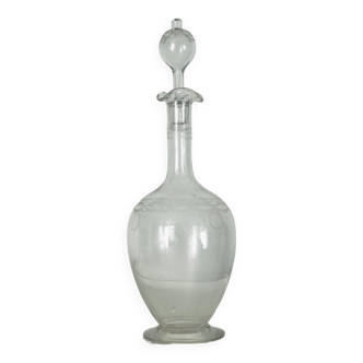 Baccarat crystal decanter 1916