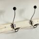 ANTIQUE SCHOOL COAT RACK White Wood