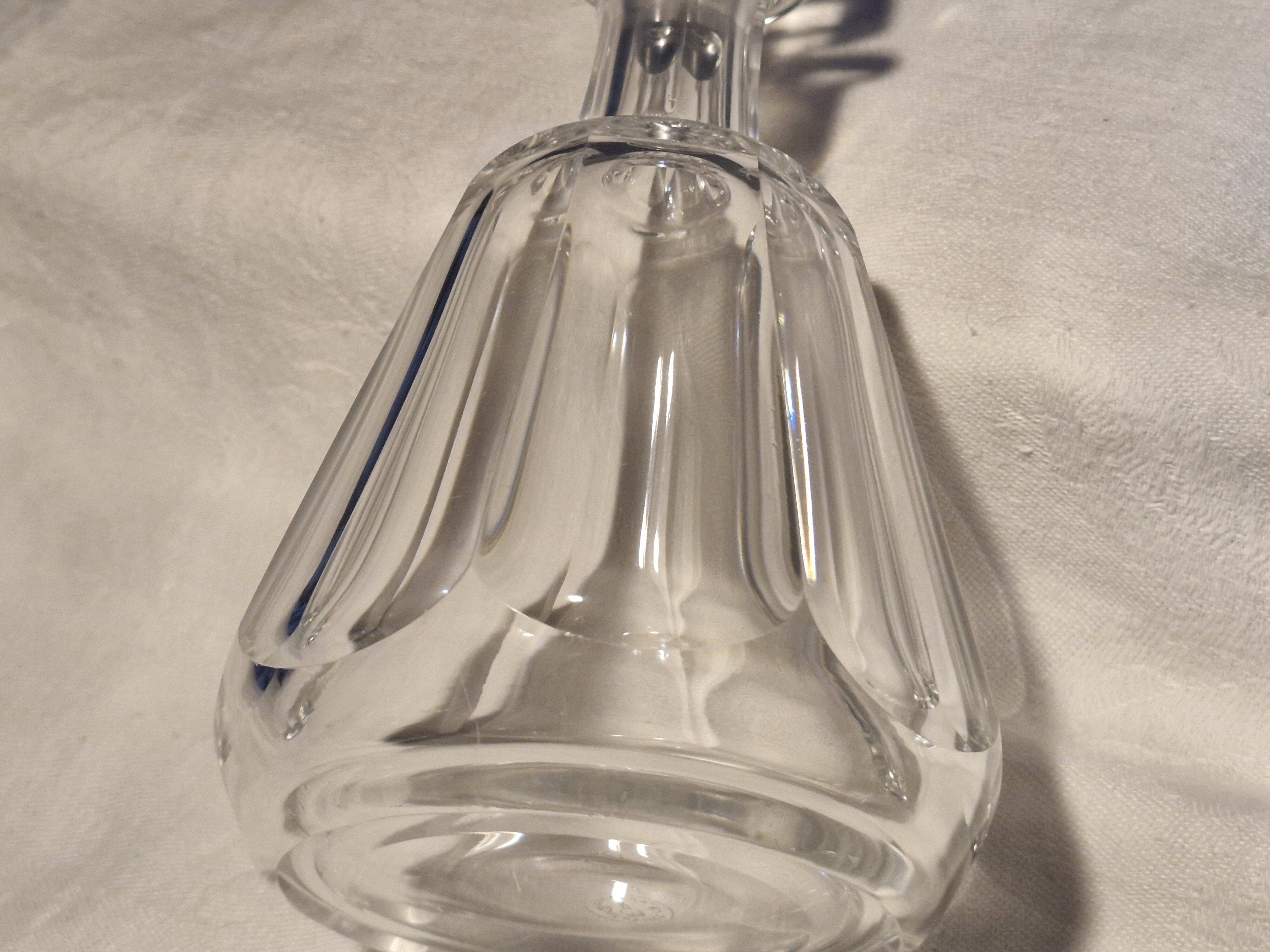 Liqueur carafe - Baccarat crystal - Talleyrand model - Signed