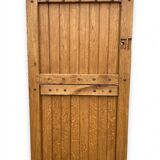Solid oak door from the 19th century.