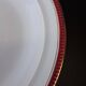 Round hollow serving plate in porcelain from Chastagner et Cie in good condition.