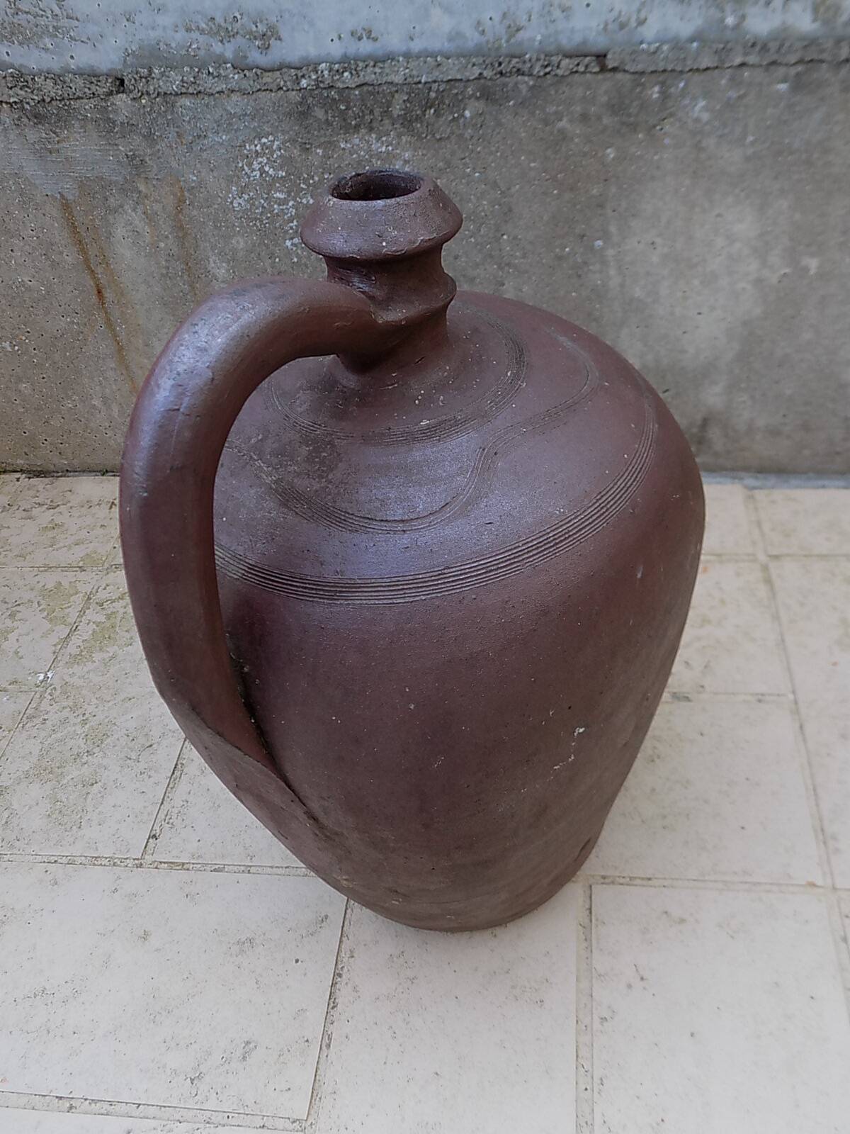 Jar, stoneware jug