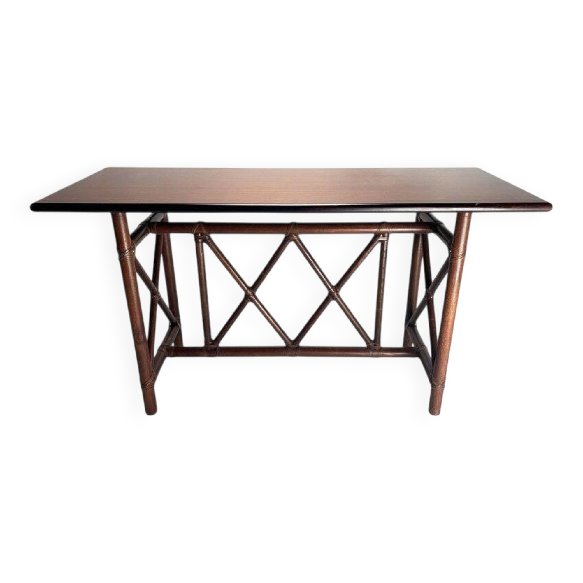 Console attributed to Lyda Levi for McGuire, 1970s