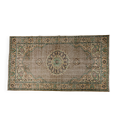 Tapis fait main Oushak au sol sku 1067