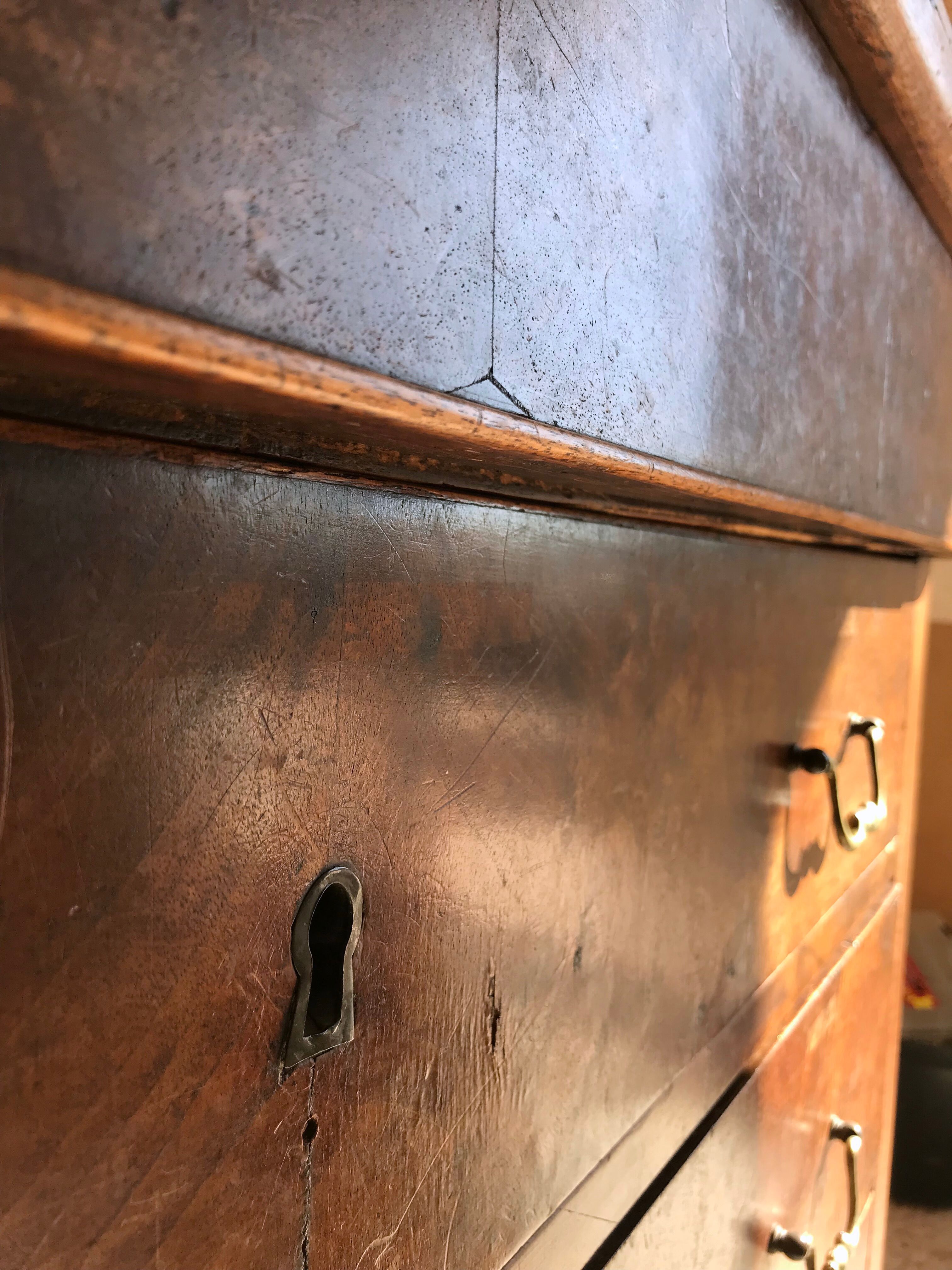 Old country chest of drawers nineteenth century