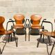Lot de 4 Fauteuils/ Chaises Eromes Fourmi vintage