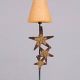 Robert Kostka Brass handmade Table lamp 1980s France