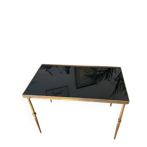 Table basse en laiton - plateau