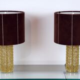 Pair of lamps with chains