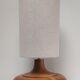 Solid wood lamp foot circular design 90s