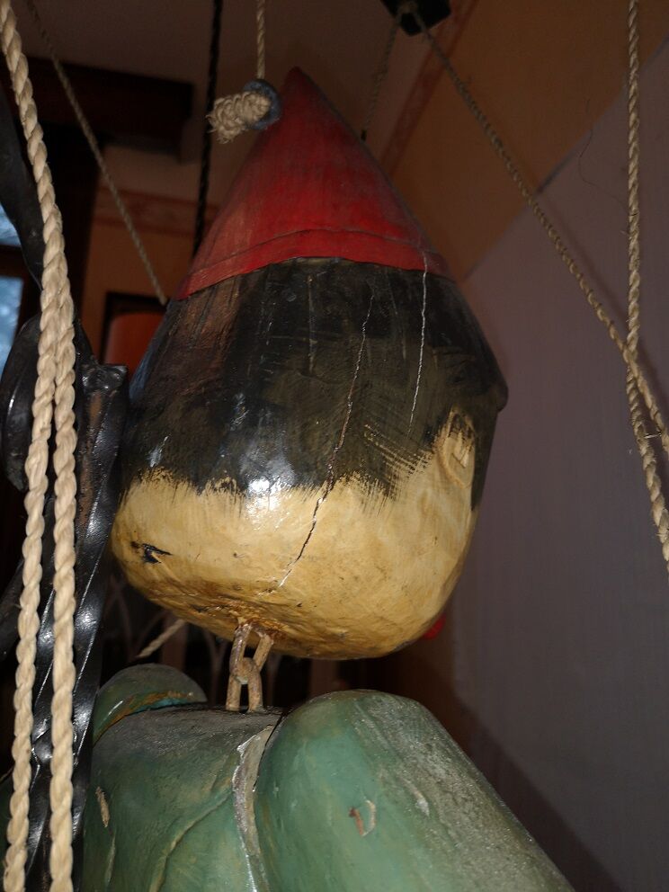 Puppet Pinocchio soft wood 1970
