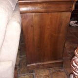 Louis Philippe period chest of drawers in walnut bramble on oak frame