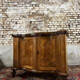 Curved dutch buffet in veneer wood xix eme century