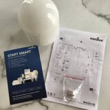 Scandinavian double globe pendant light