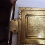 Gilded brass top