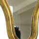 French Crested Mirror Gold Leaf Baroque Style Classic 48cm