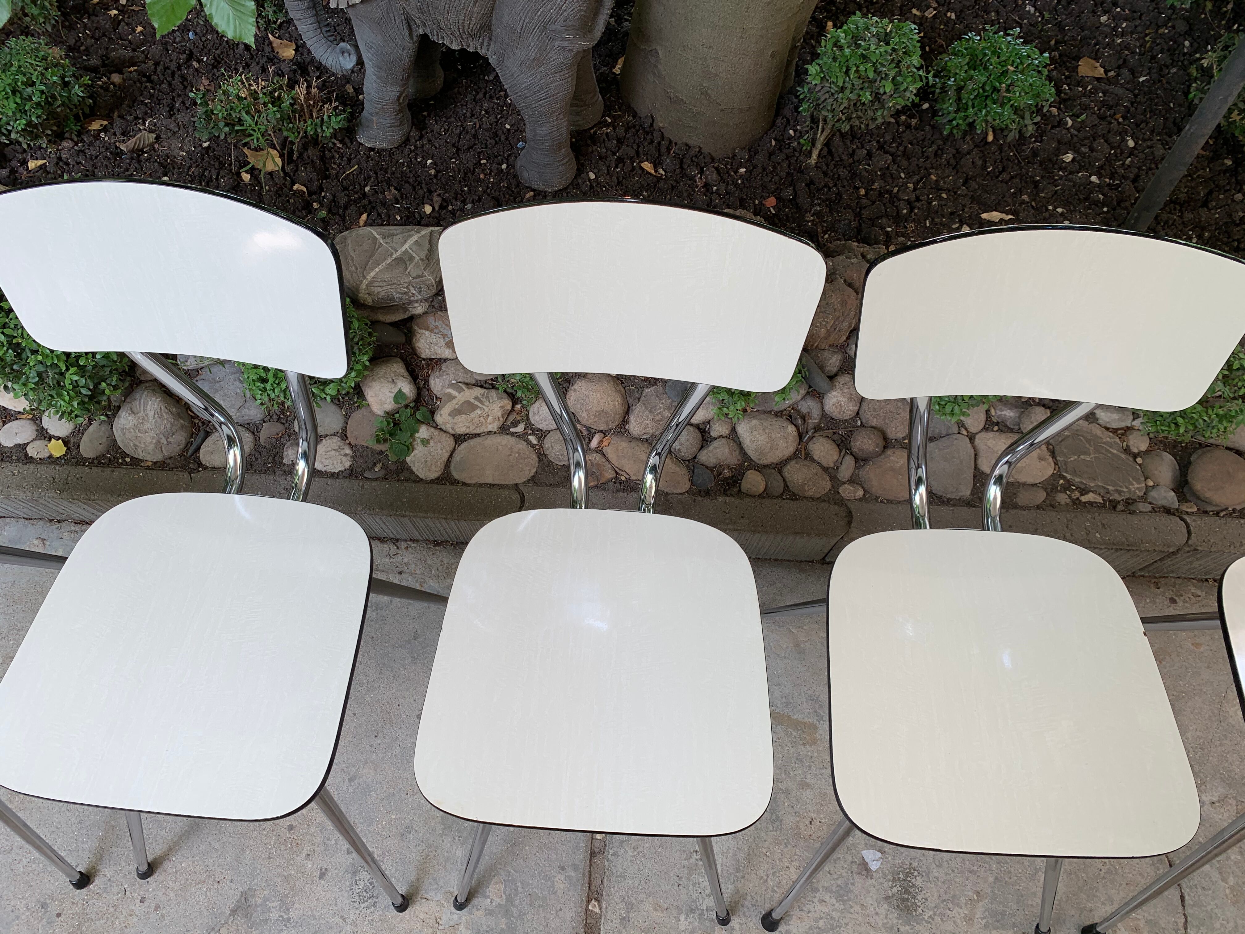 Tublac compass formica 5 chairs