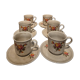 Vintage cups and saucers - set of 6