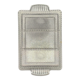 Serving dish and glass compartmentalized presentation