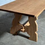 Pitch pine chalet table