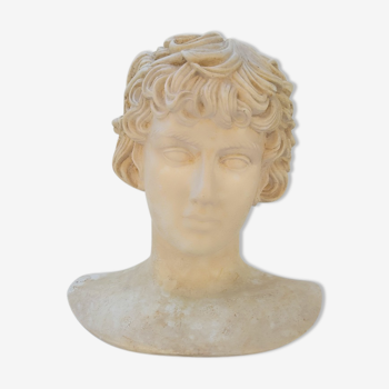 Plaster and marble bust