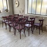 Set of 13 Japy bistro chairs, 1940