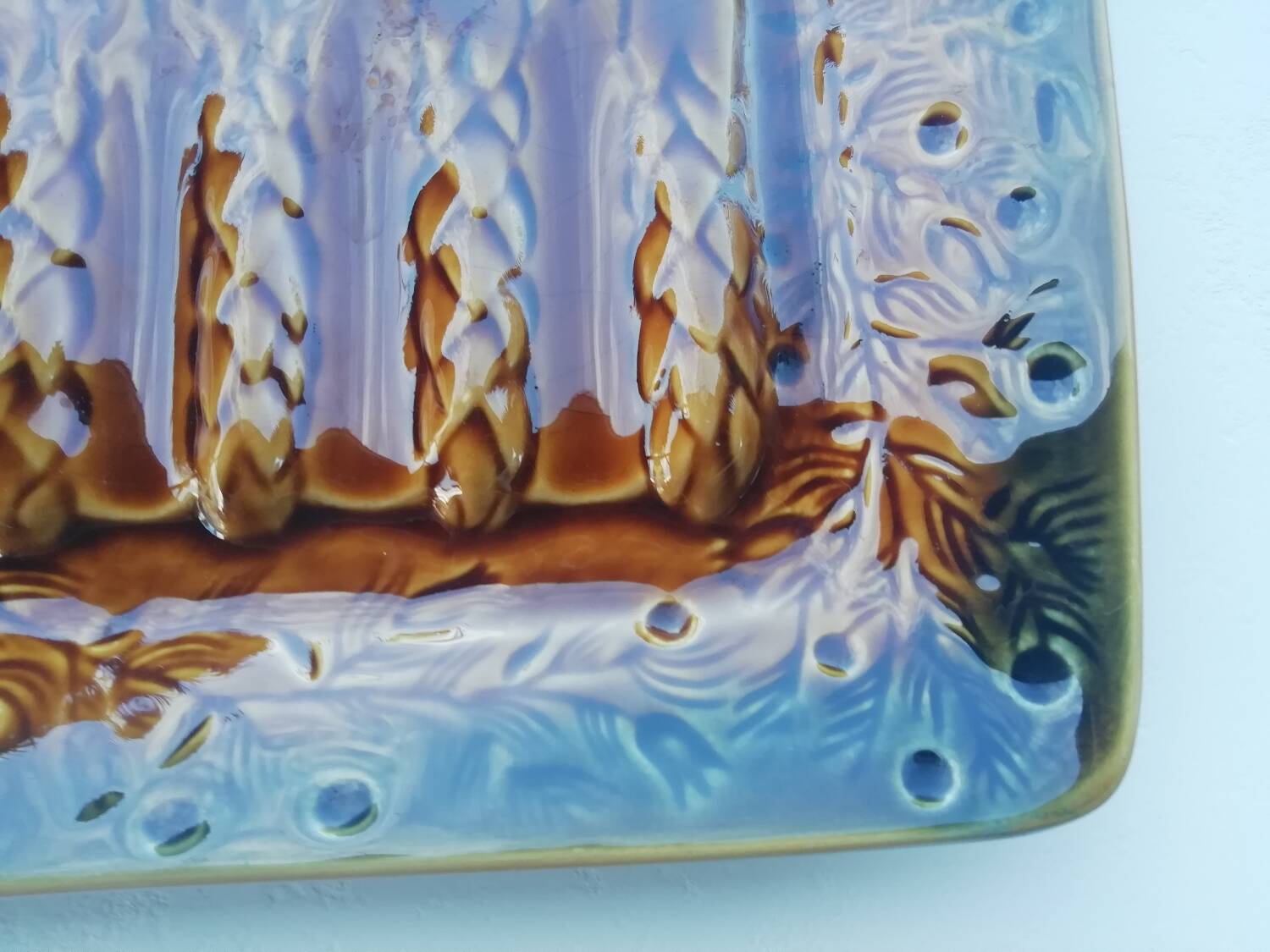 Asparagus barbotine dish