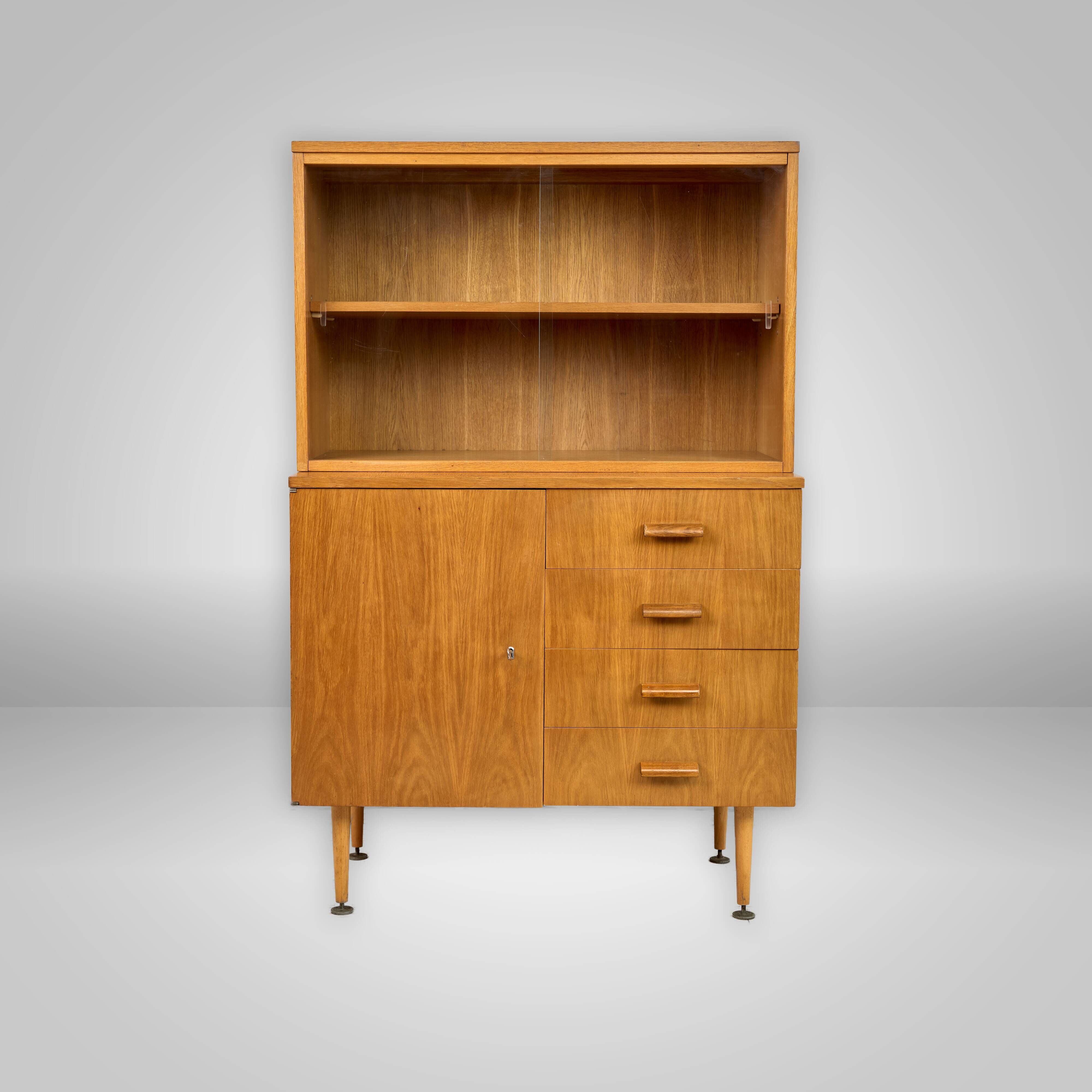 Vintage Display Cabinet, UP závody, 1960s, Czechoslovakia