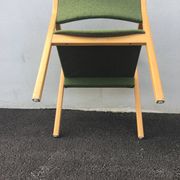 Curved wooden chairs by Wilhelm Ritz for Wilkhahn 1960/1970 - Set of 2