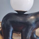 Art deco style bear lamp