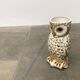 Porte-parapluie hibou en céramique italienne vintage