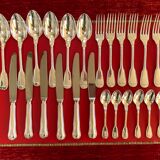 Ménagère Ercuis complete 6*4 silver metal cutlery