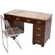 Mahogany Campaign Desk by N. Norton LTD England