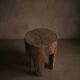 ANA stool in hand-carved solid recycled teak