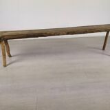 Rustic farm bench