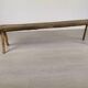 Rustic farm bench