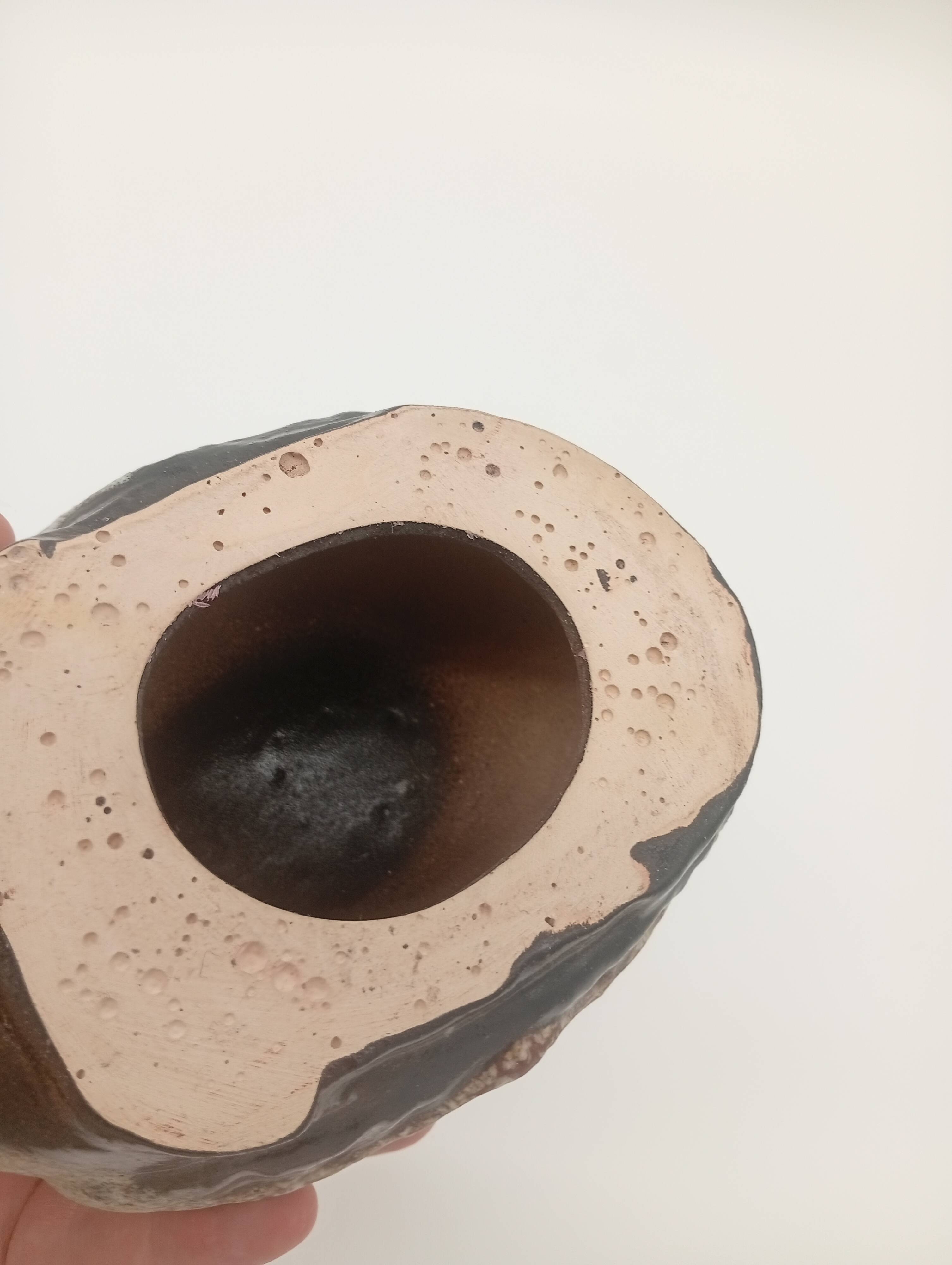 Hedgehog Statuette Zoomorphic Brutalist Sculpture Molded Pottery 20th Century