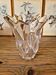 Vase en verre évasé en forme de fleur