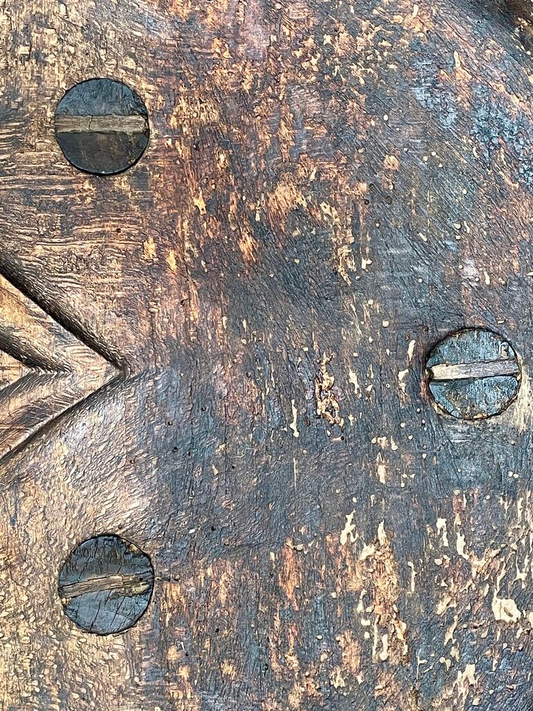 Tabouret art populaire brut